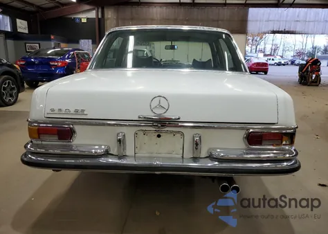 1970 Mercedes Benz 280Se z USA, uszkodzony, nr VIN 10801812048562